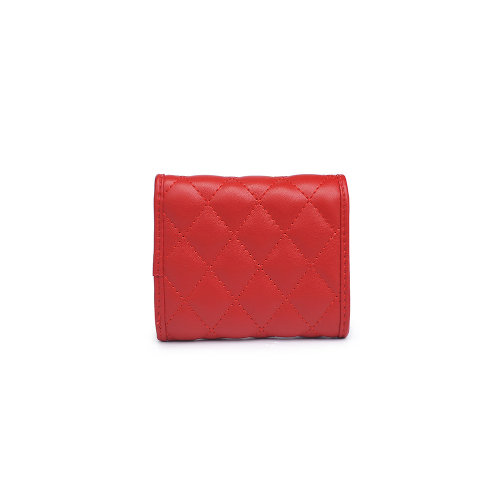 Product Image Of Urban Expressions Shantel - Quilted Wallet 840611119001 View 5 | Lipstick Red