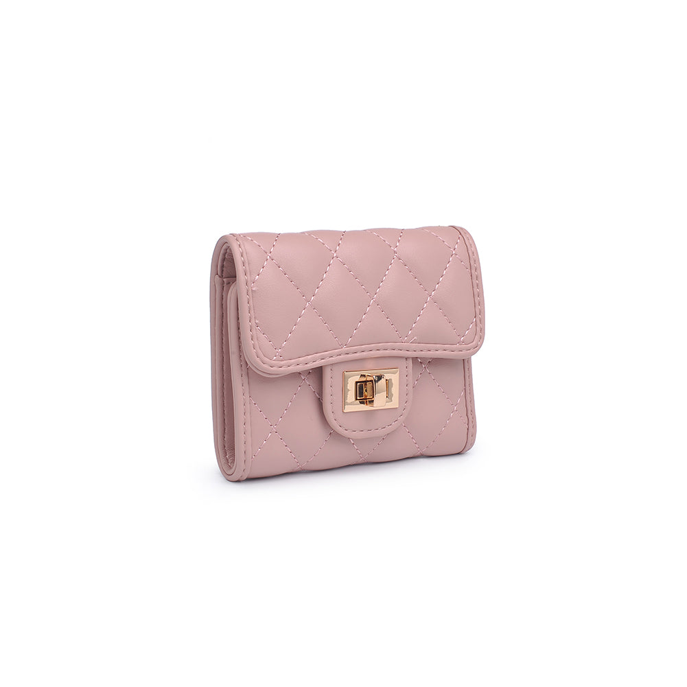 Product Image Of Urban Expressions Shantel - Quilted Wallet 840611119001 View 4 | Rose