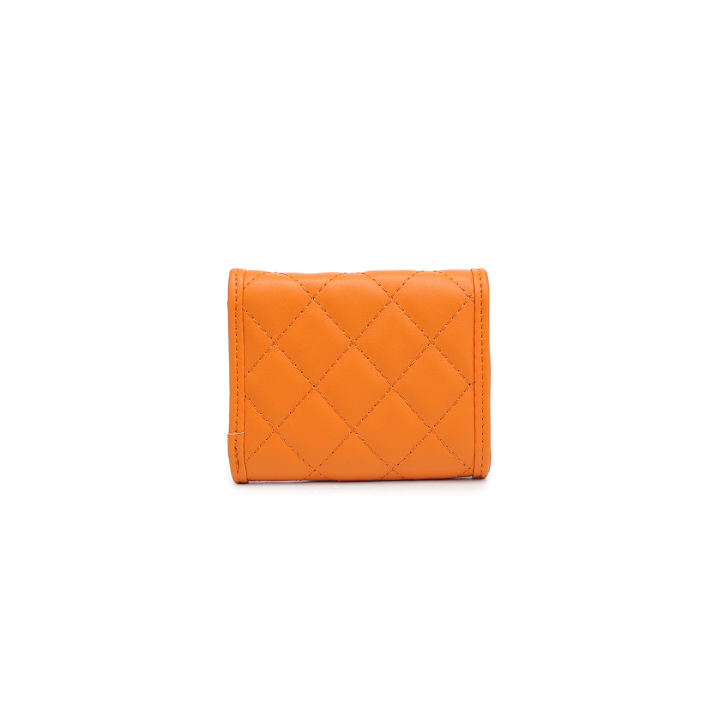 Product Image Of Urban Expressions Shantel - Quilted Wallet 840611119001 View 5 | Tangerine