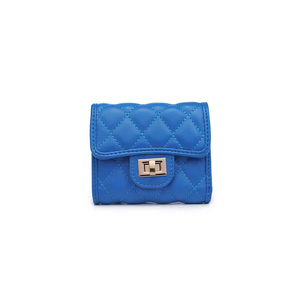 Product Image Of Urban Expressions Shantel - Quilted Wallet 840611119001 View 3 | Royal Blue