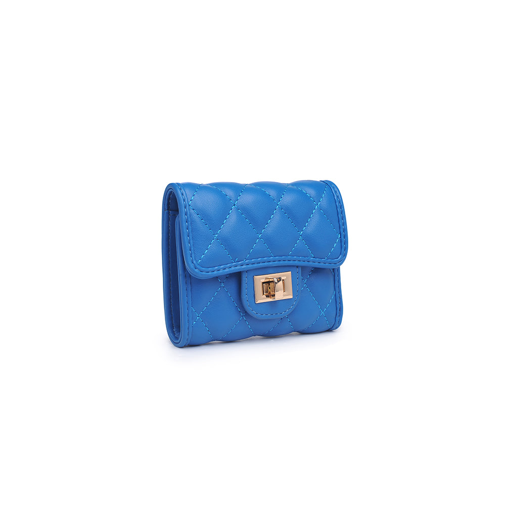 Product Image Of Urban Expressions Shantel - Quilted Wallet 840611119001 View 4 | Royal Blue