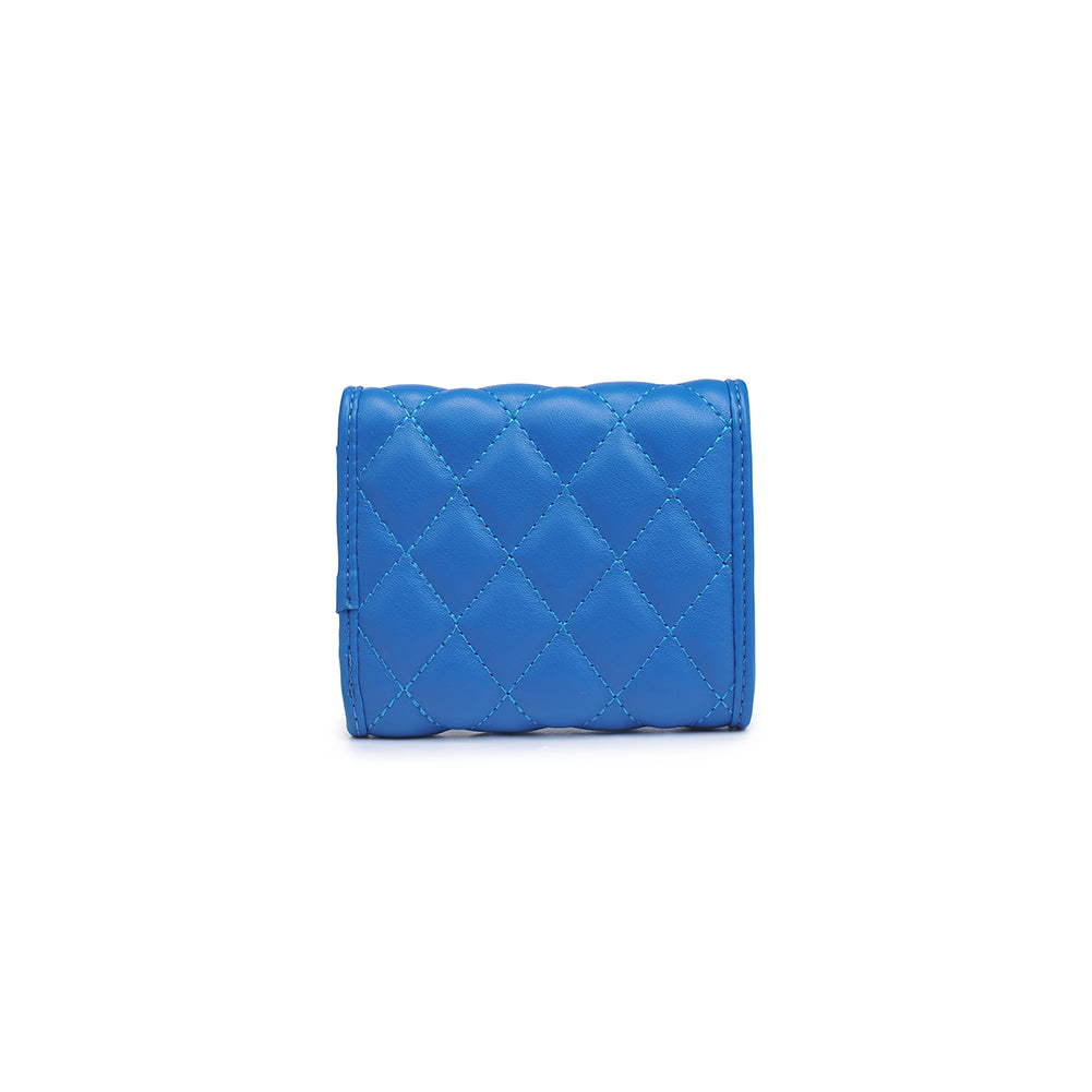 Product Image Of Urban Expressions Shantel - Quilted Wallet 840611119001 View 5 | Royal Blue