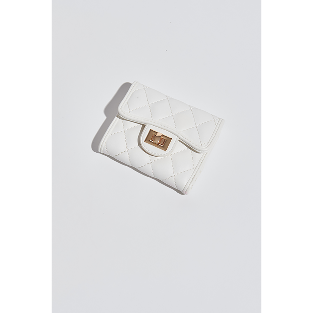 Product Image Of Urban Expressions Shantel - Quilted Wallet 840611119001 View 1 | White