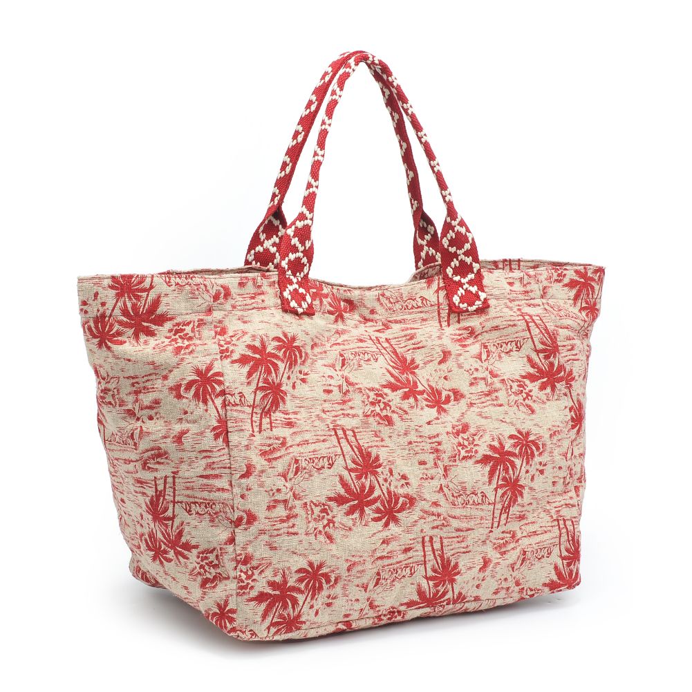 Product Image of Urban Expressions Marbella - Print Tote 818209015714 View 6 | Red