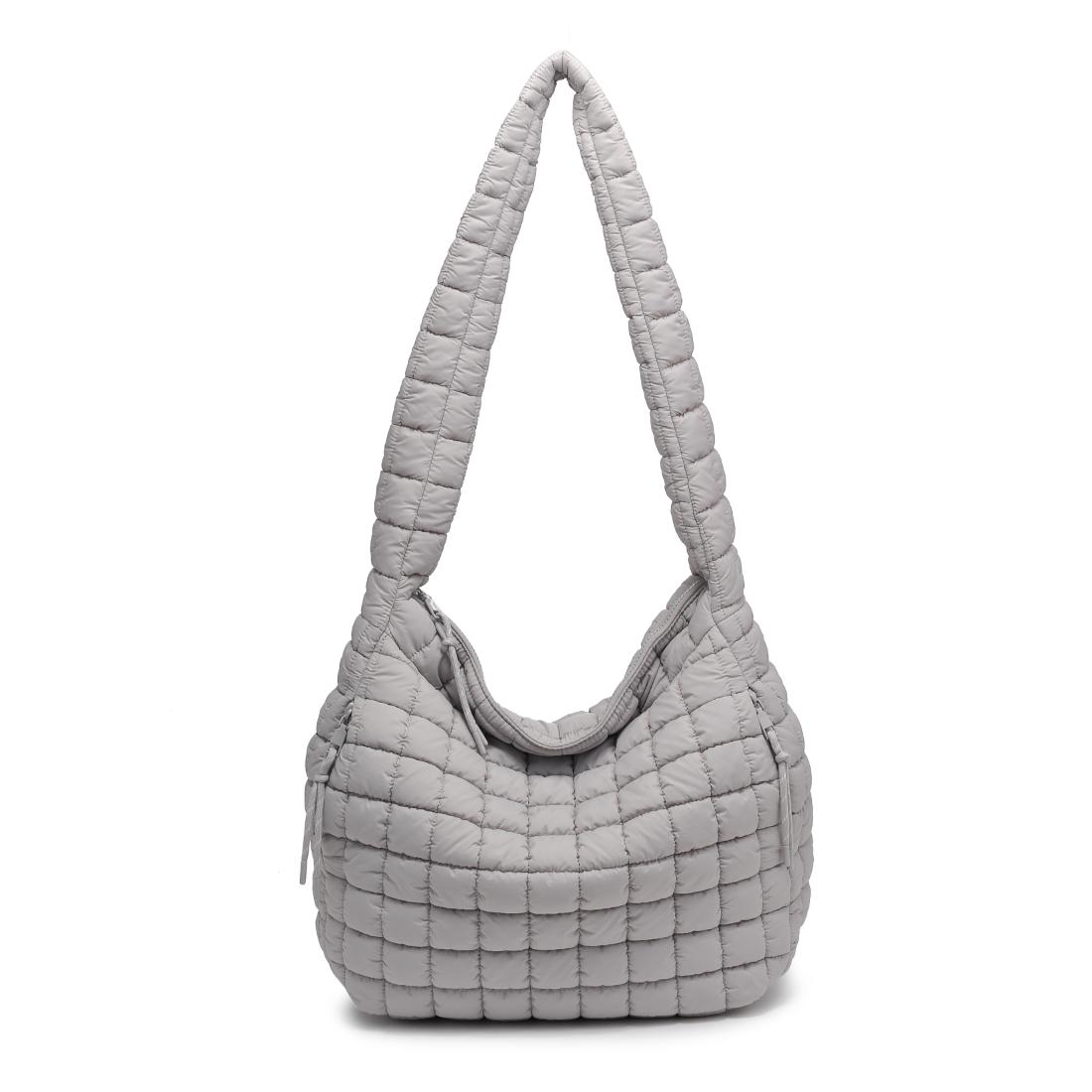 Product Image of Urban Expressions Leda Hobo 840611142719 View 5 | Dove Grey