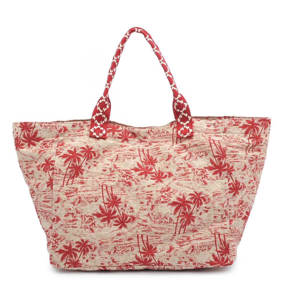 Product Image of Urban Expressions Marbella - Print Tote 818209015714 View 5 | Red