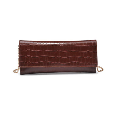 Product Image of Urban Expressions Adelle Clutch 840611139665 View 1 | Chocolate