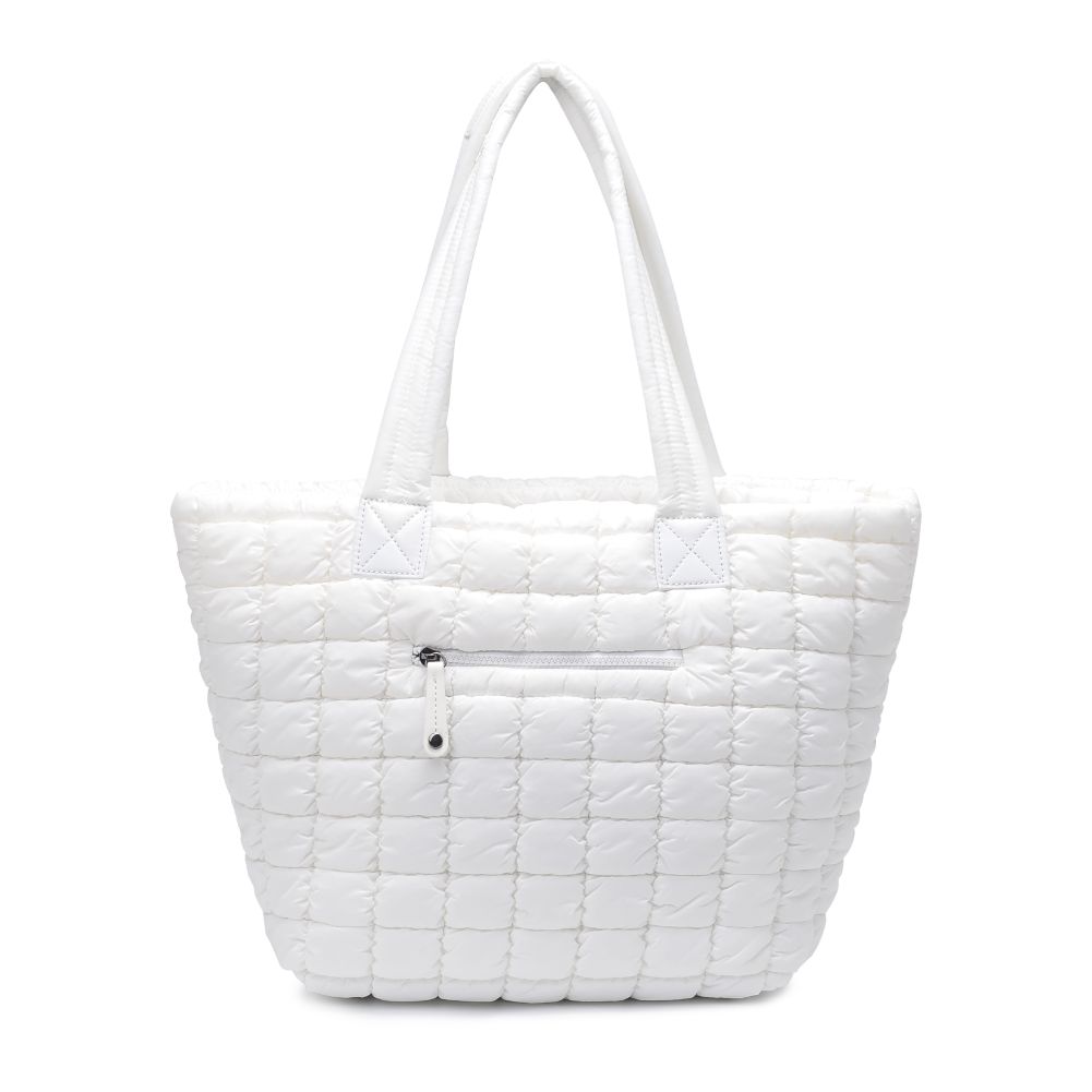 Product Image of Urban Expressions Breakaway - Puffer Tote 840611119889 View 7 | Ivory