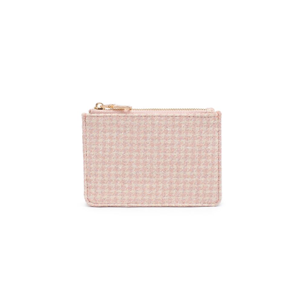 Product Image of Urban Expressions Afina - Houndstooth Card Holder 840611109811 View 5 | Pink