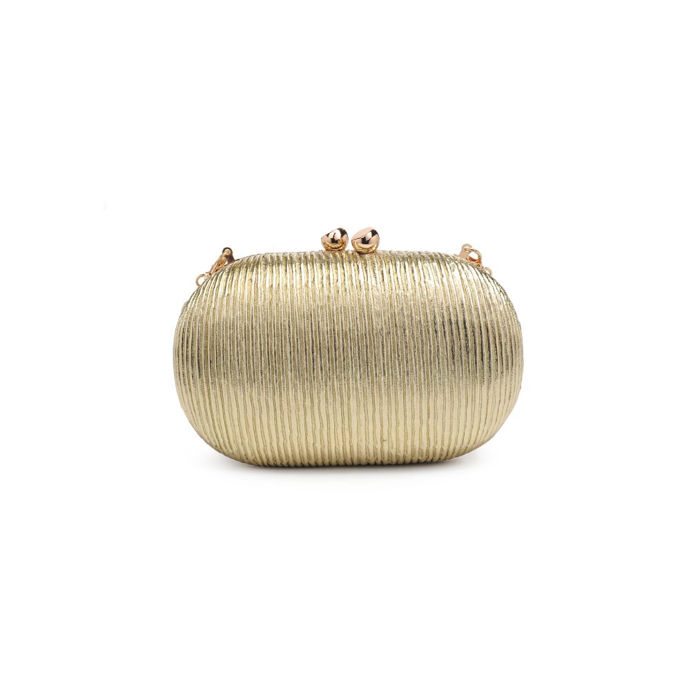 Product Image of Urban Expressions Soleil Evening Bag 840611105899 View 7 | Gold