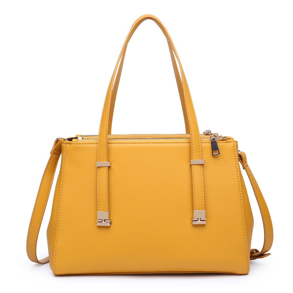 Product Image of Urban Expressions Jameson Satchel NA-840611161307 View 3 | Mustard