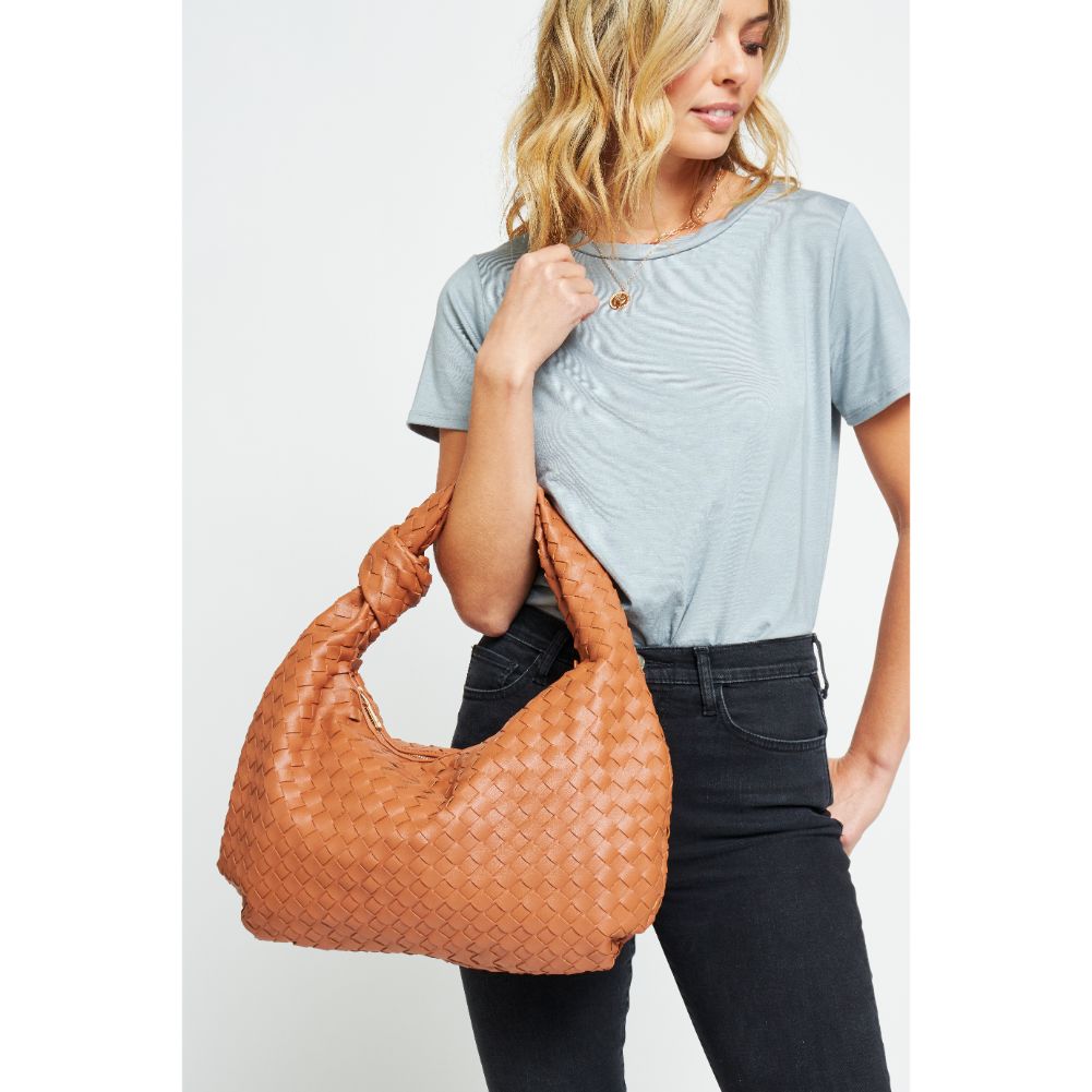 Woman wearing Whisky Urban Expressions Vanessa Hobo 840611179777 View 1 | Whisky