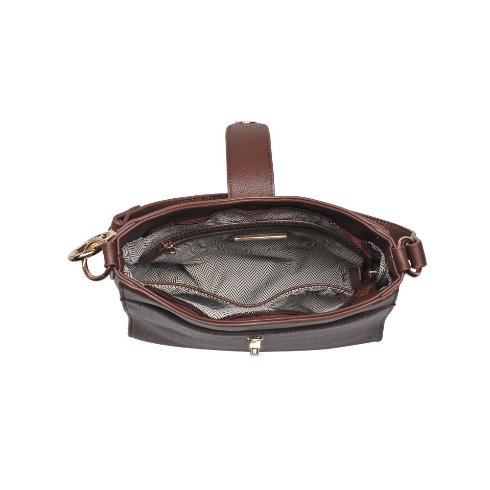 Product Image of Urban Expressions Ruby Crossbody 840611113641 View 8 | Chocolate