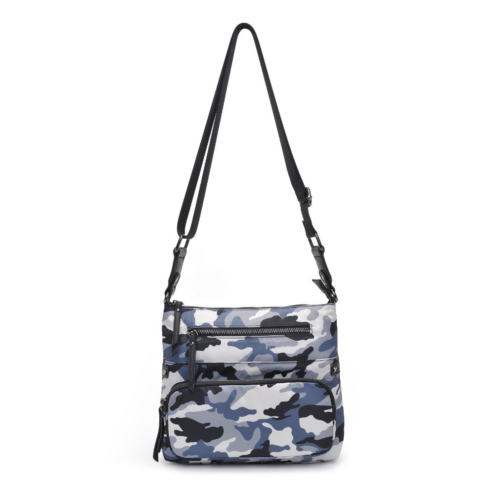 Product Image of Urban Expressions Julia Crossbody 840611178411 View 5 | Blue Camo