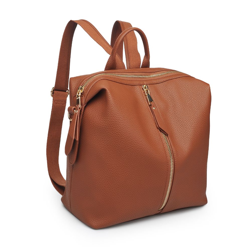 Product Image of Urban Expressions Kenzie Backpack 840611133601 View 6 | Cognac