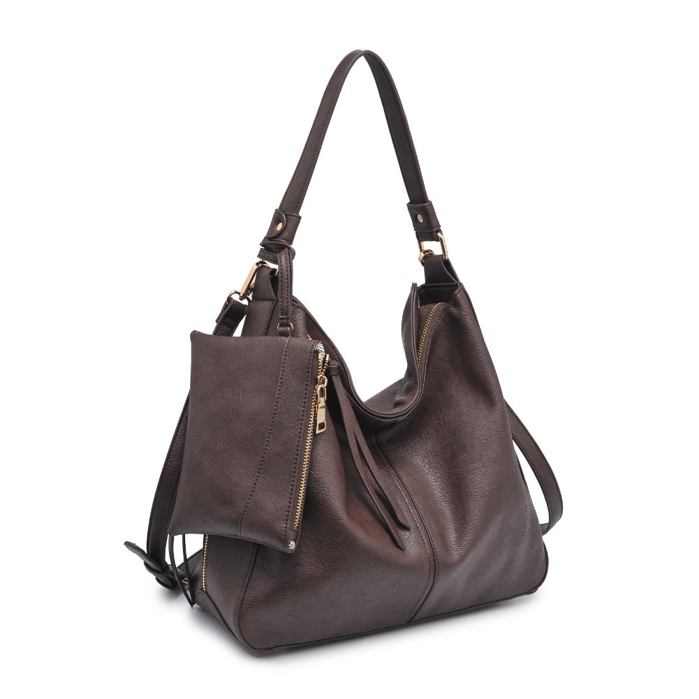 Product Image of Urban Expressions Wanda Hobo 818209011853 View 6 | Chocolate