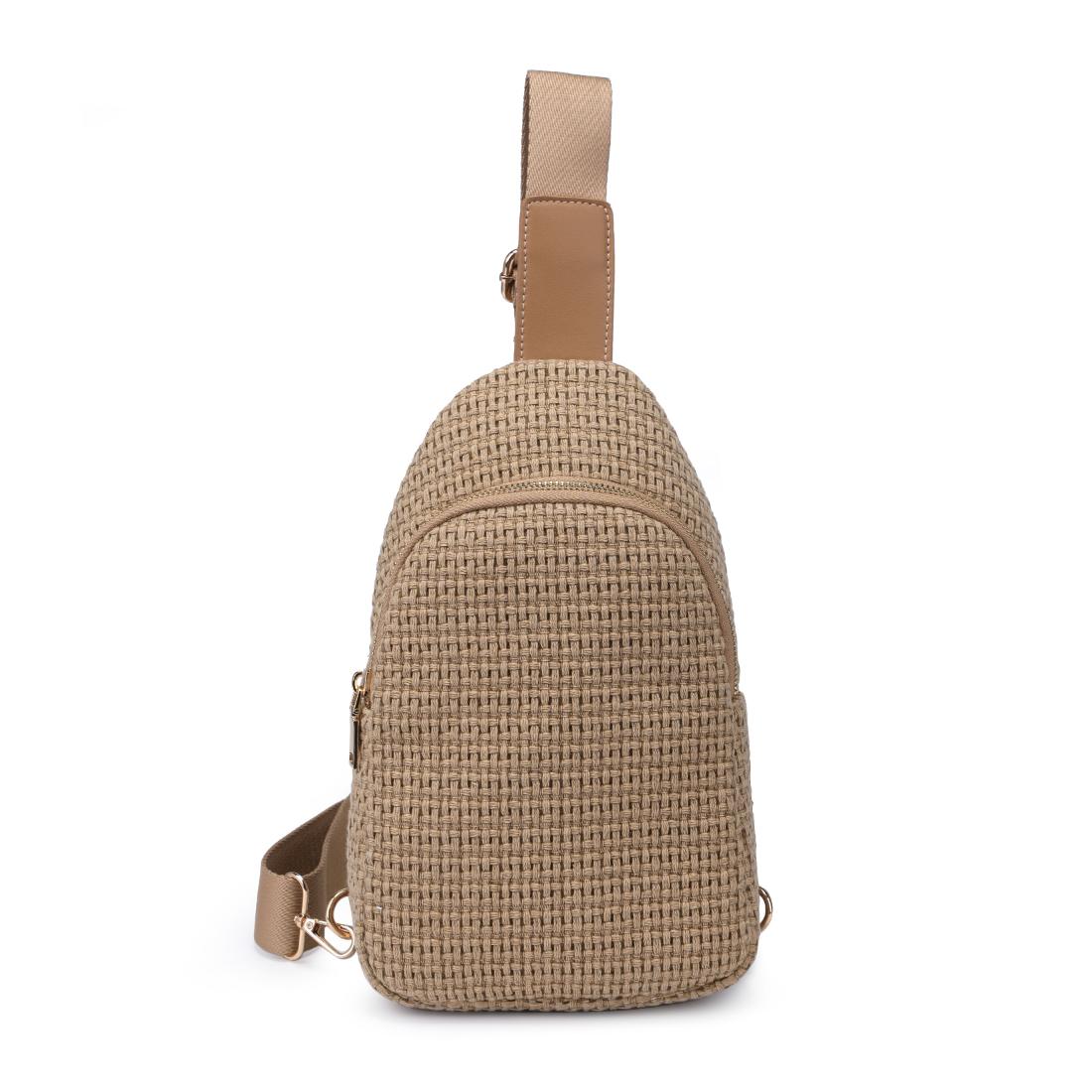 Product Image of Urban Expressions Jean Sling Backpack 840611146533 View 5 | Natural