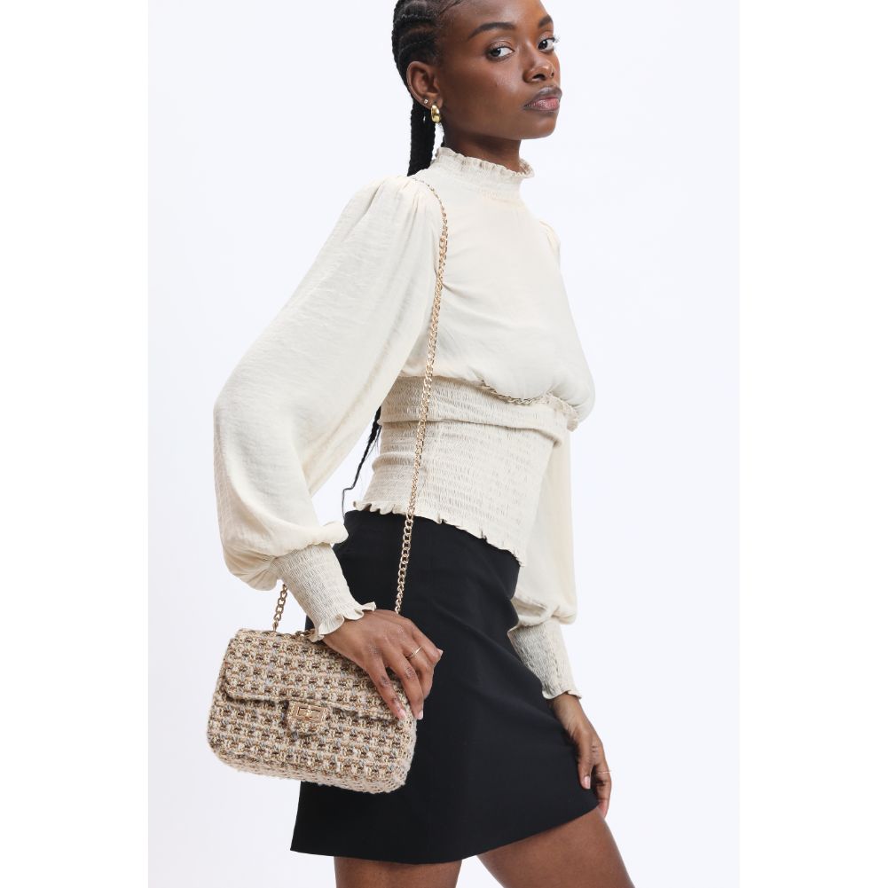 Woman wearing Natural Urban Expressions Camille Shoulder Bag 840611120564 View 2 | Natural