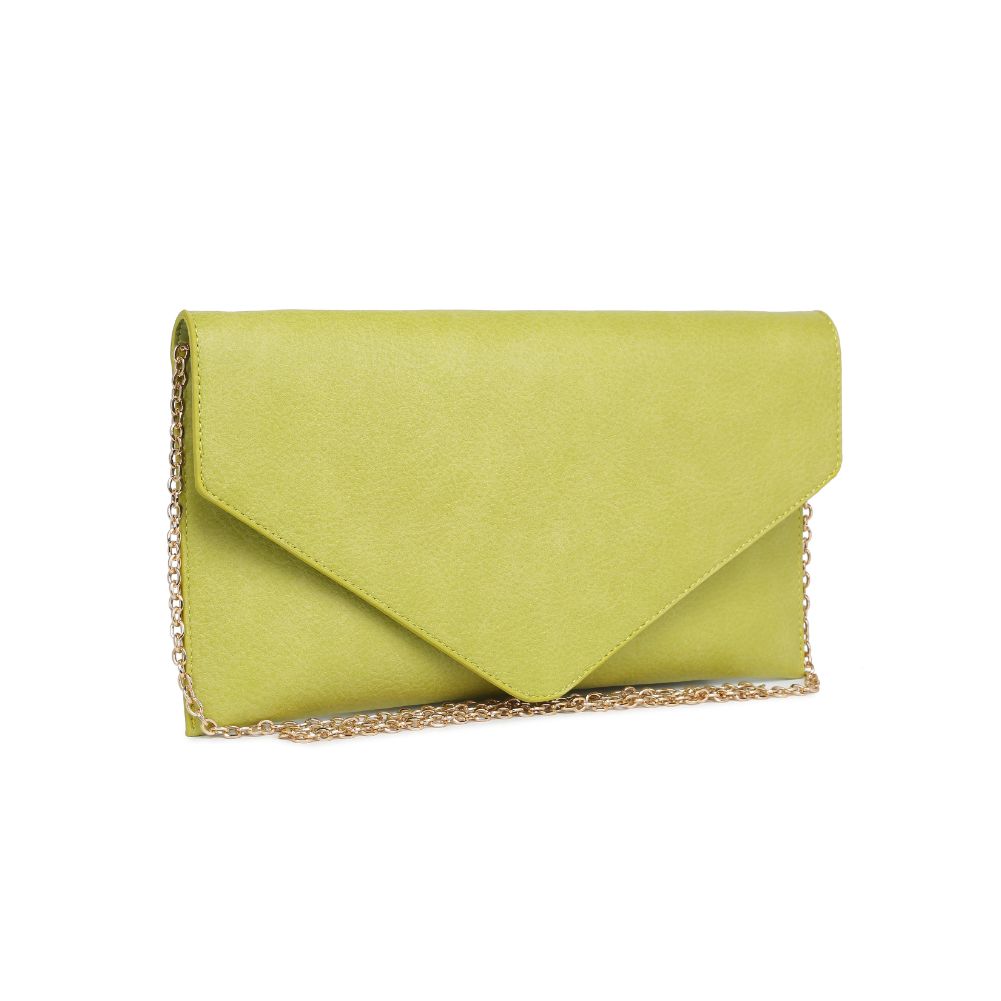 Product Image of Urban Expressions Izzy Clutch 840611100221 View 6 | Citron