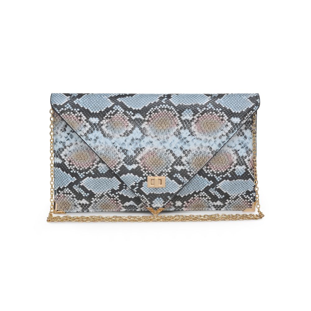 Product Image of Urban Expressions Cally Clutch 840611172532 View 1 | Misty Blue