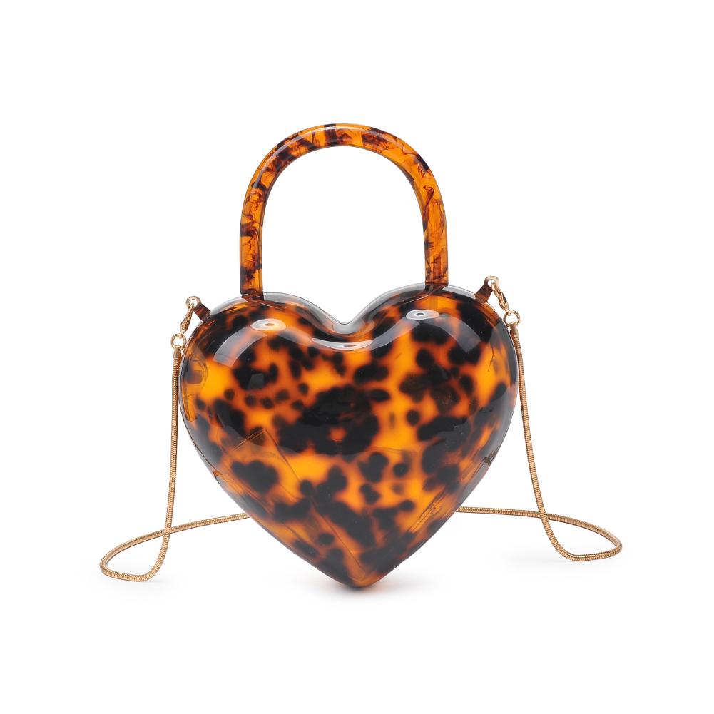 Product Image of Urban Expressions Cameron Evening Bag 840611128393 View 6 | Tortoise