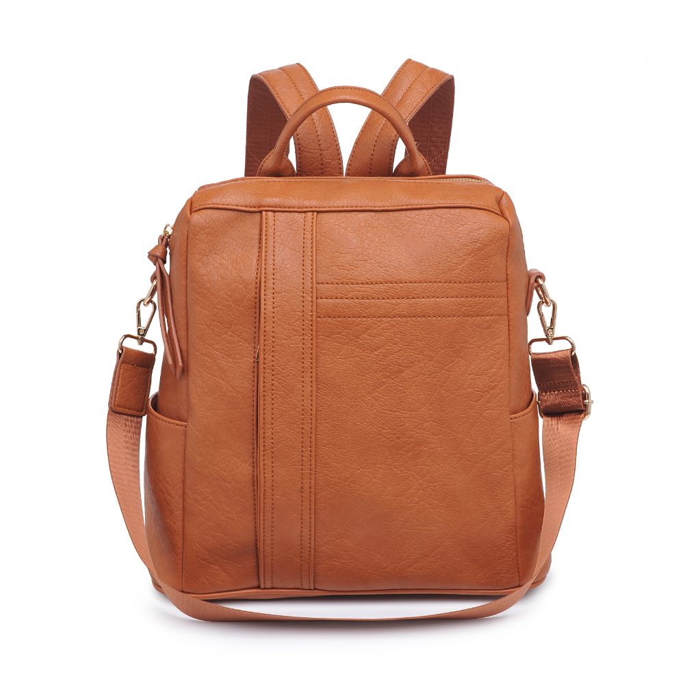 Product Image of Urban Expressions Everett Backpack 818209010245 View 5 | Cognac