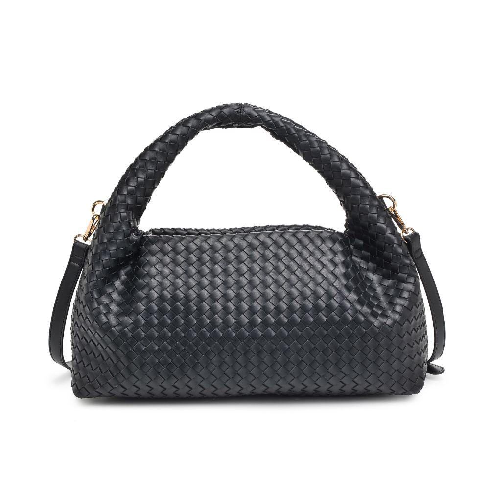 Product Image of Urban Expressions Trudie Shoulder Bag 840611107756 View 7 | Black