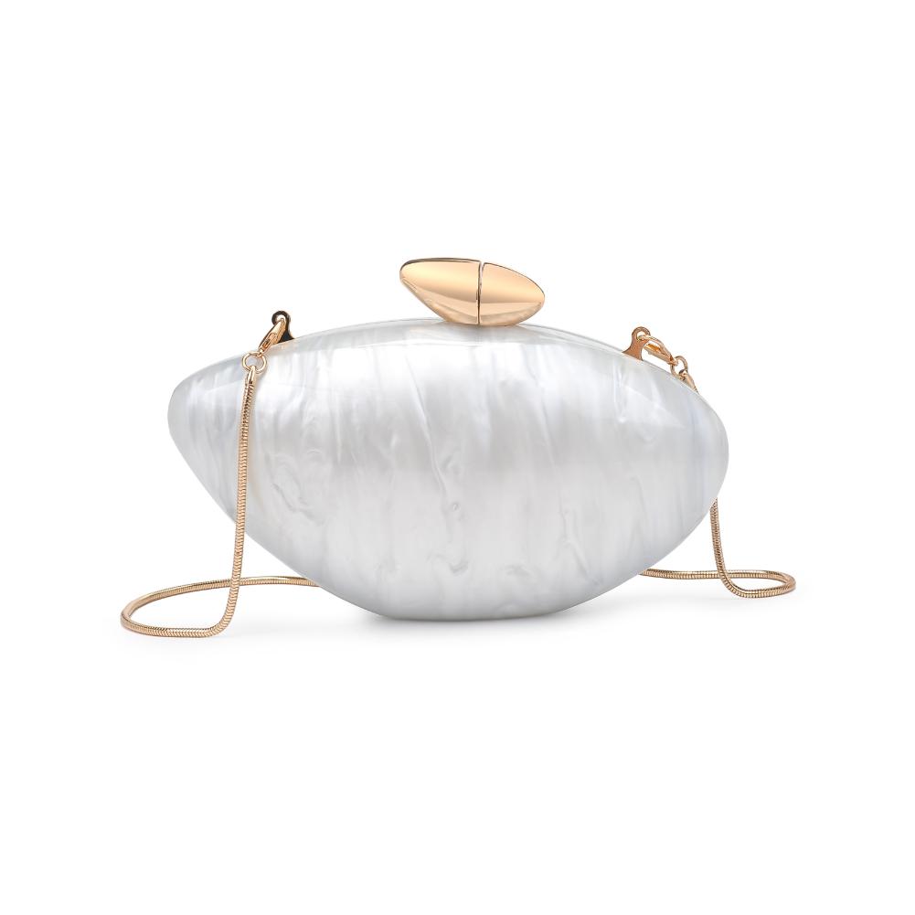 Product Image of Urban Expressions Hayden Evening Bag 840611193322 View 5 | Ivory