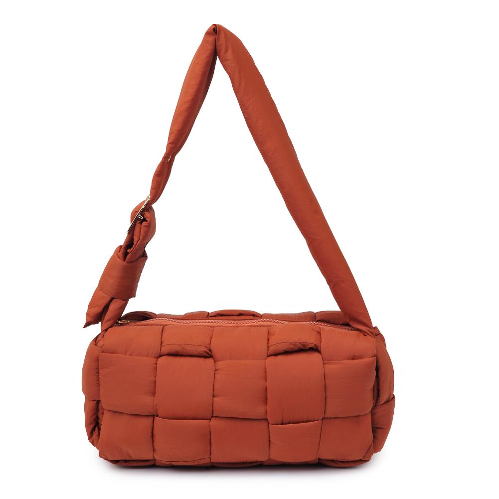 Product Image of Urban Expressions Brett Shoulder Bag 840611193452 View 5 | Rust