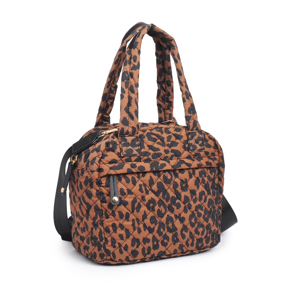 Product Image of Urban Expressions Palmer - Quilted Nylon Tote 840611185624 View 6 | Leopard