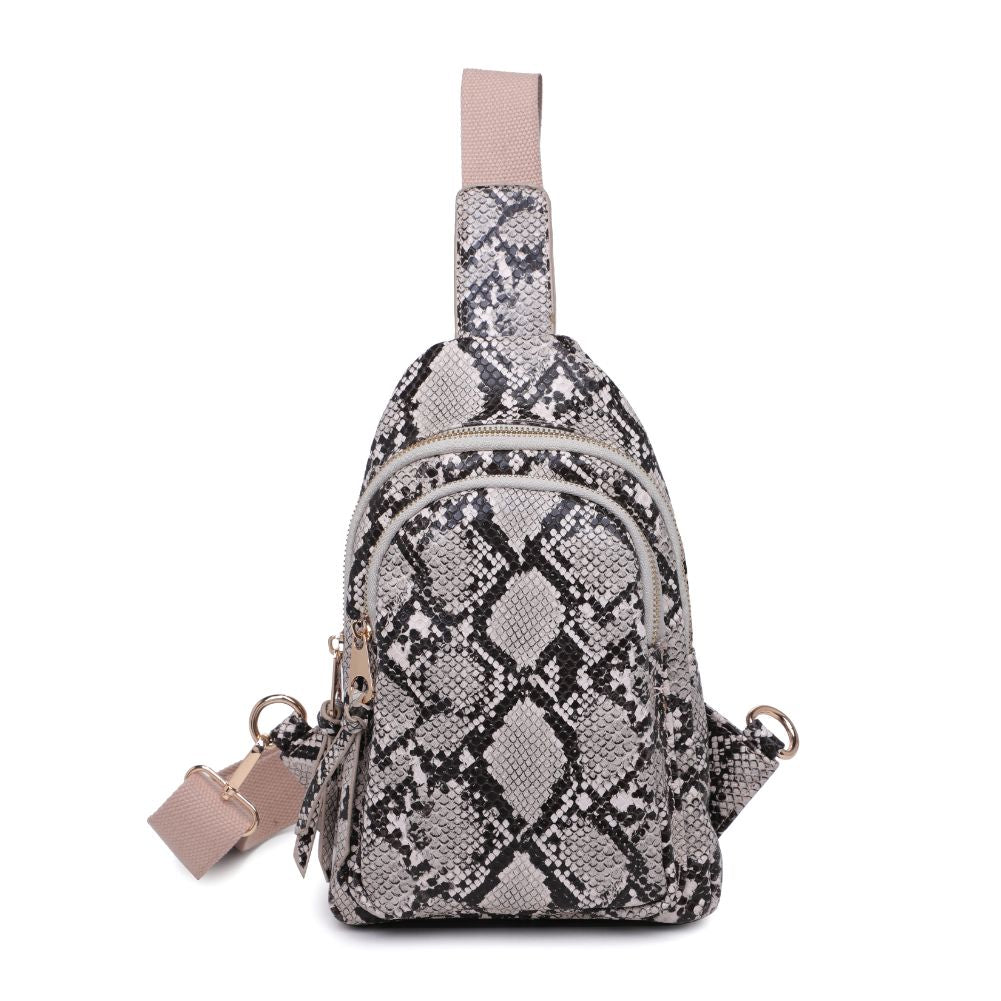 Product Image of Urban Expressions Ace - Snake Sling Backpack 840611104557 View 5 | Natural