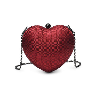 Product Image of Urban Expressions Amara Evening Bag 840611133427 View 1 | Burgundy