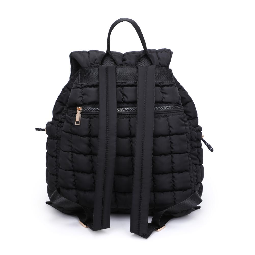 Product Image of Urban Expressions Allston - Quilted Nylon Puffer Backpack 840611140302 View 3 | Black