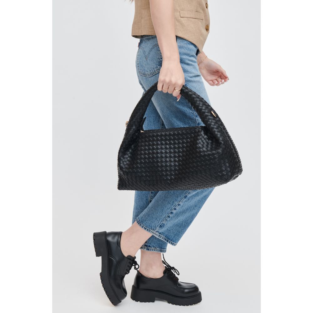 Woman wearing Black Urban Expressions Trudie Shoulder Bag 840611107756 View 2 | Black