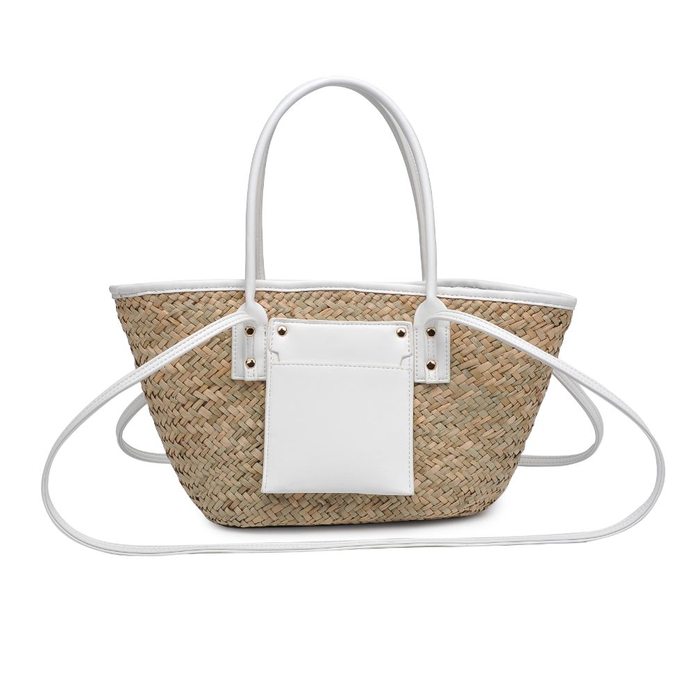 Product Image of Urban Expressions Wellesley Tote 818209015646 View 5 | White