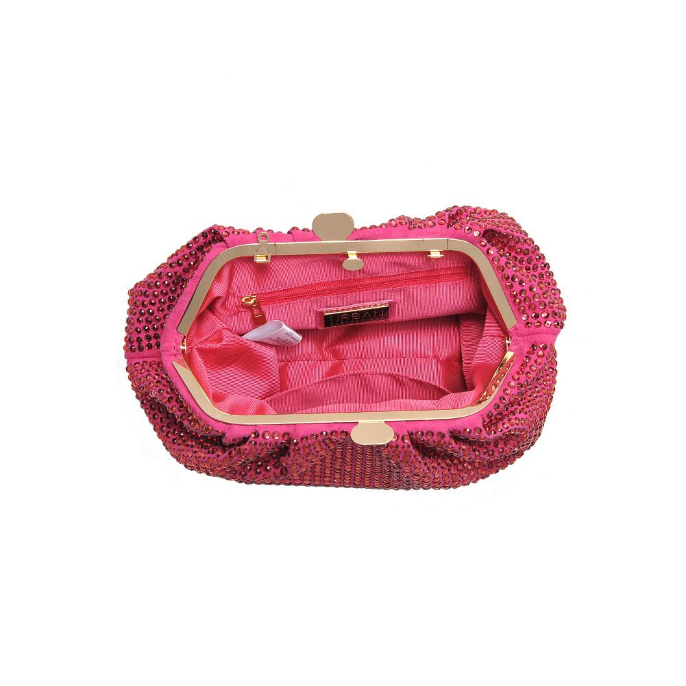 Product Image of Urban Expressions Arielle Evening Bag 840611132741 View 8 | Fuchsia