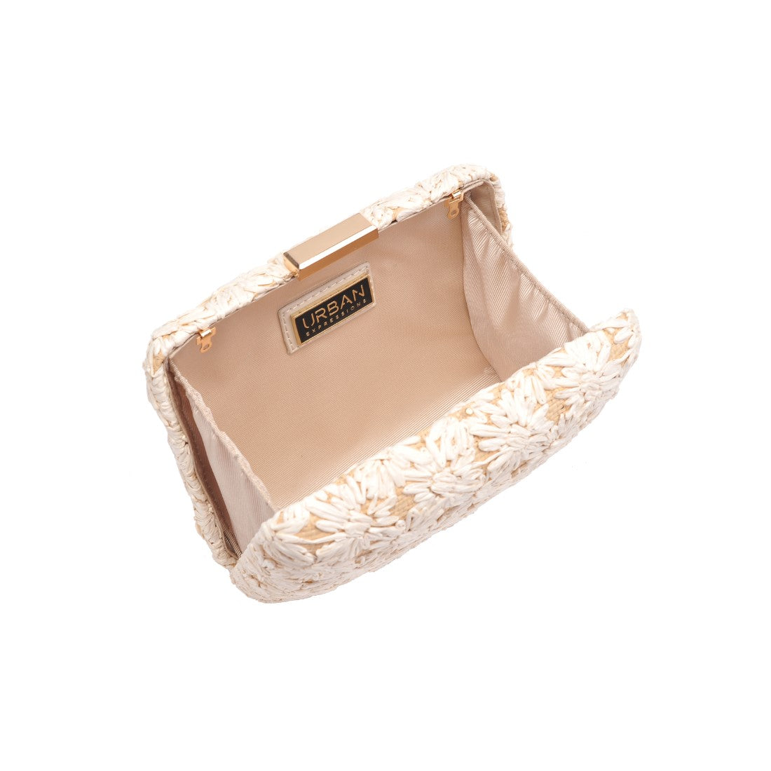 Product Image of Urban Expressions Samantha Evening Bag 840611149343 View 8 | Ivory Natural