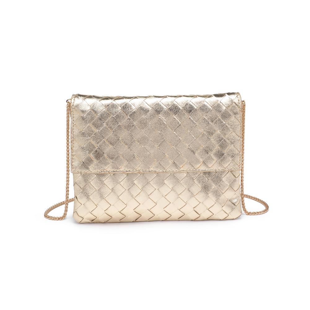 Product Image of Urban Expressions Ivy Clutch 840611133359 View 5 | Gold