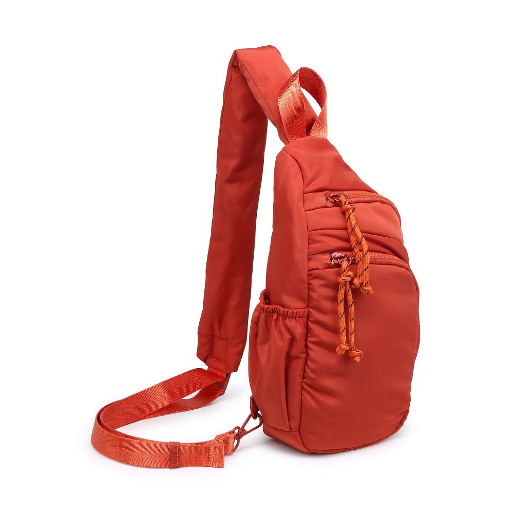 Product Image of Urban Expressions Parc Sling Backpack 840611114426 View 6 | Rust