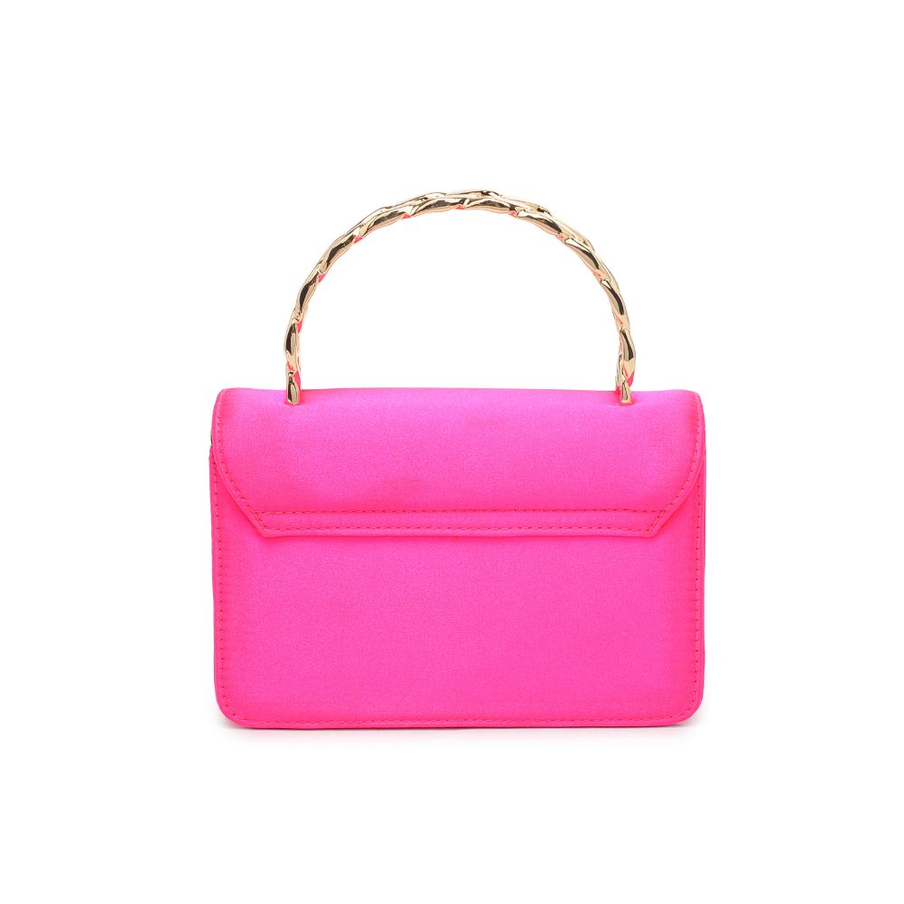 Product Image of Urban Expressions Zuelia Evening Bag 840611109071 View 7 | Hot Pink