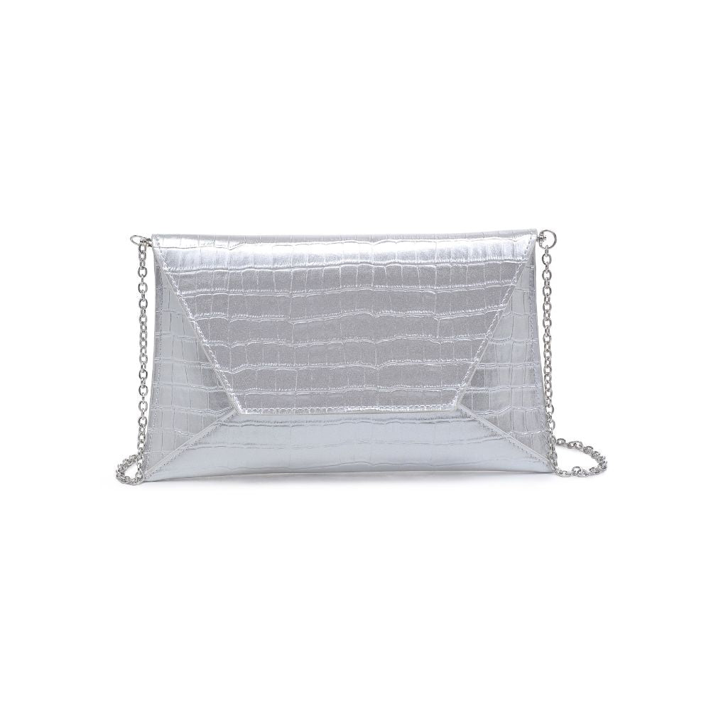 Product Image of Urban Expressions Cora - Croco Clutch 840611109729 View 5 | Silver