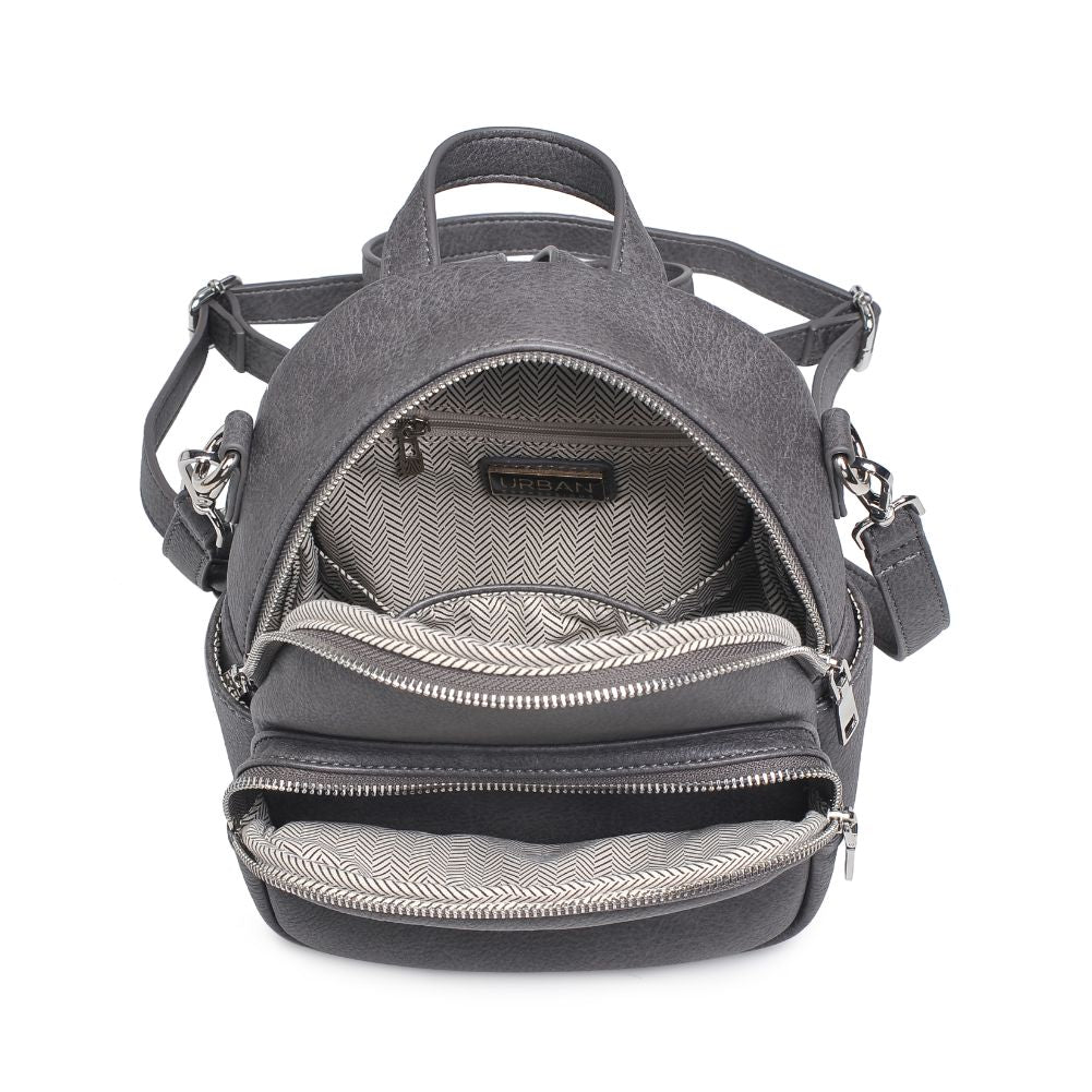 Product Image of Urban Expressions Uri Backpack 840611113610 View 8 | Charcoal