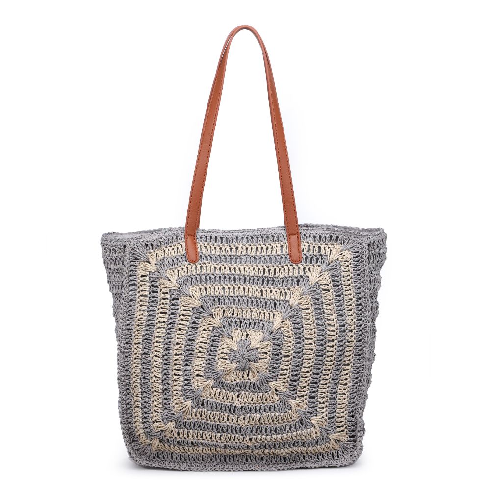 Product Image of Urban Expressions Palmyra Tote 818209016629 View 5 | Grey Multi