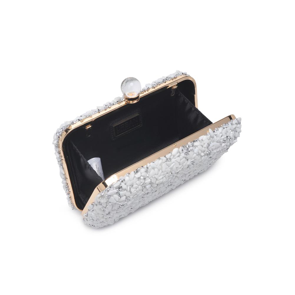 Product Image of Urban Expressions Penelope Evening Bag 840611130747 View 8 | White