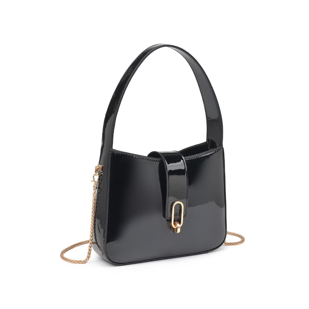 Product Image of Urban Expressions Paige Shoulder Bag 840611194053 View 6 | Black