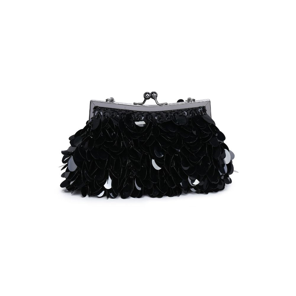 Product Image of Urban Expressions Ariana Evening Bag 840611115492 View 7 | Black