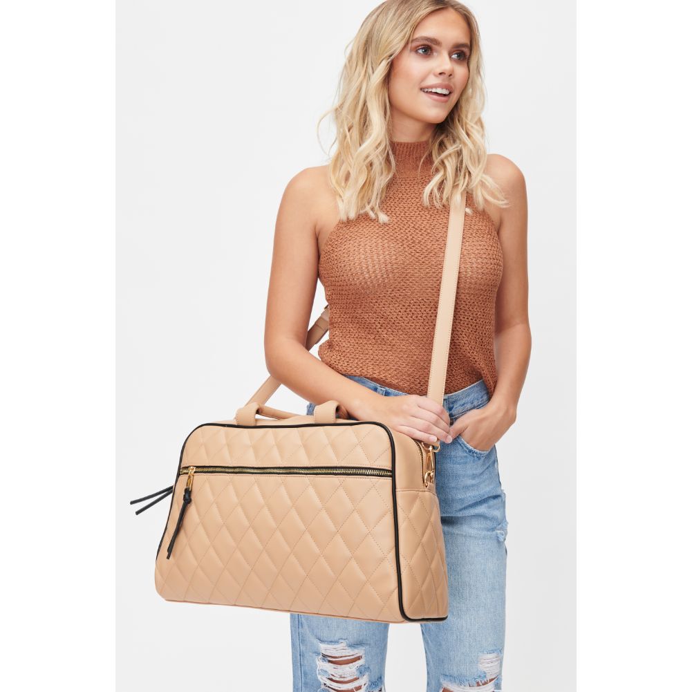 Woman wearing Natural Urban Expressions Philippa Weekender 818209011426 View 2 | Natural