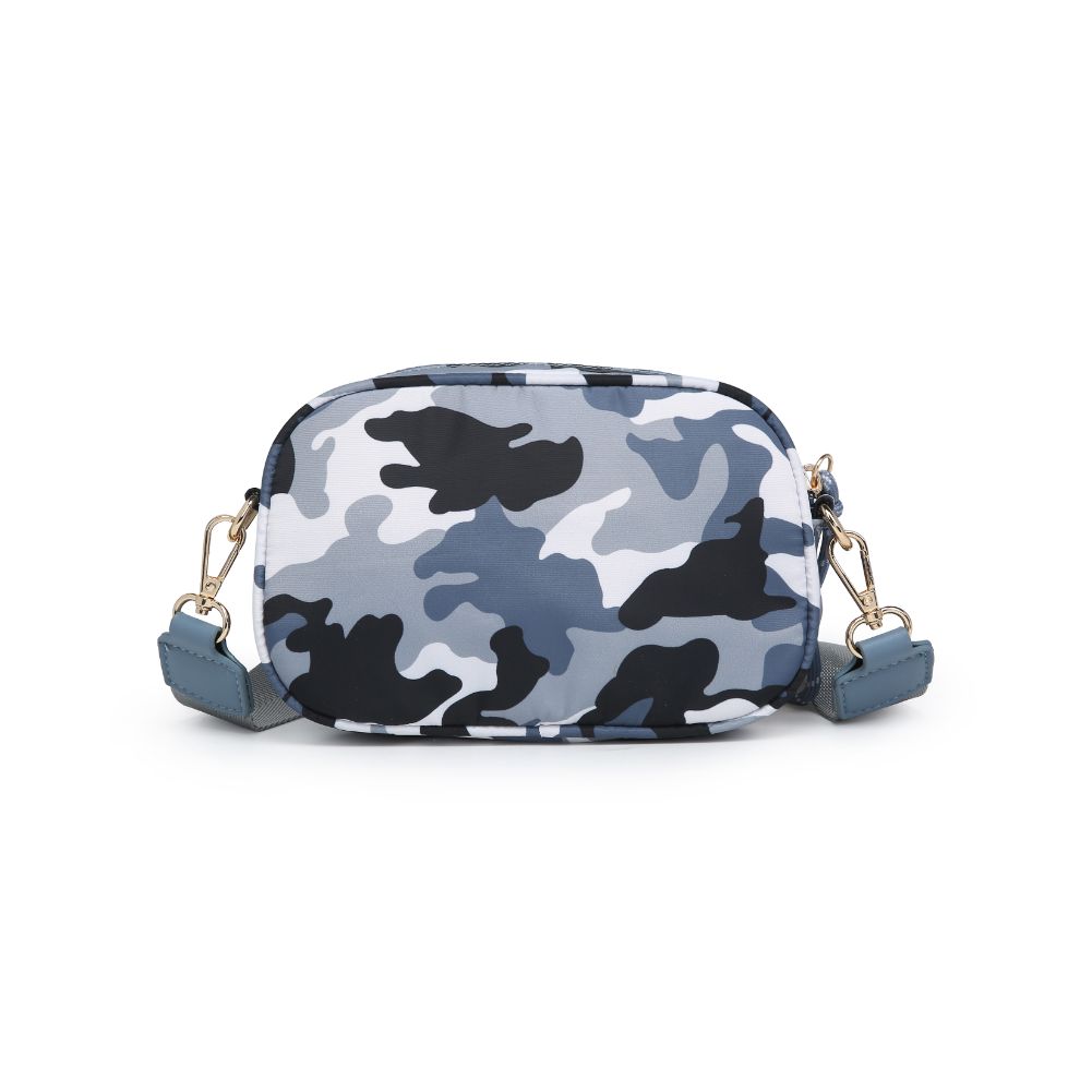 Product Image of Urban Expressions Kate Crossbody 840611177636 View 3 | Blue Camo