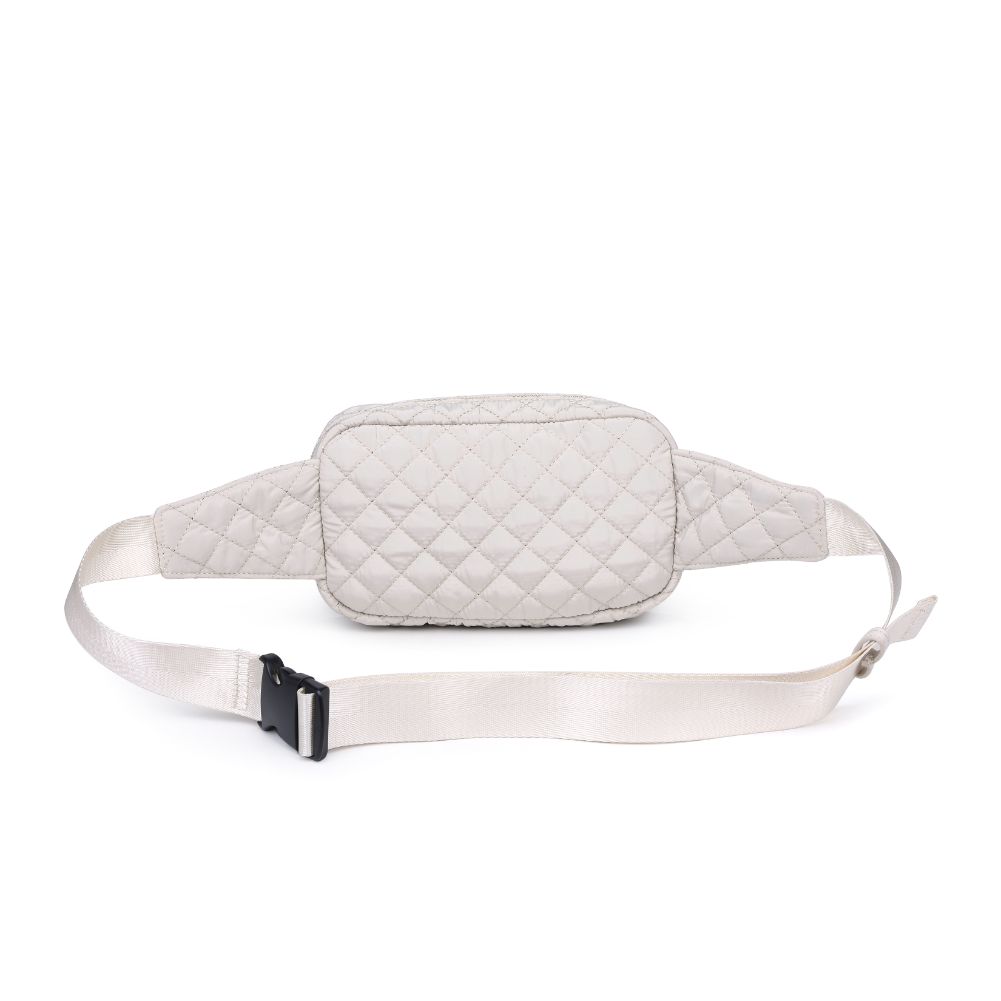 Product Image of Urban Expressions Teo - Quilted Nylon Belt Bag 840611114778 View 7 | Off White