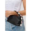 Woman wearing Black Urban Expressions Loona Evening Bag 840611116239 View 1 | Black